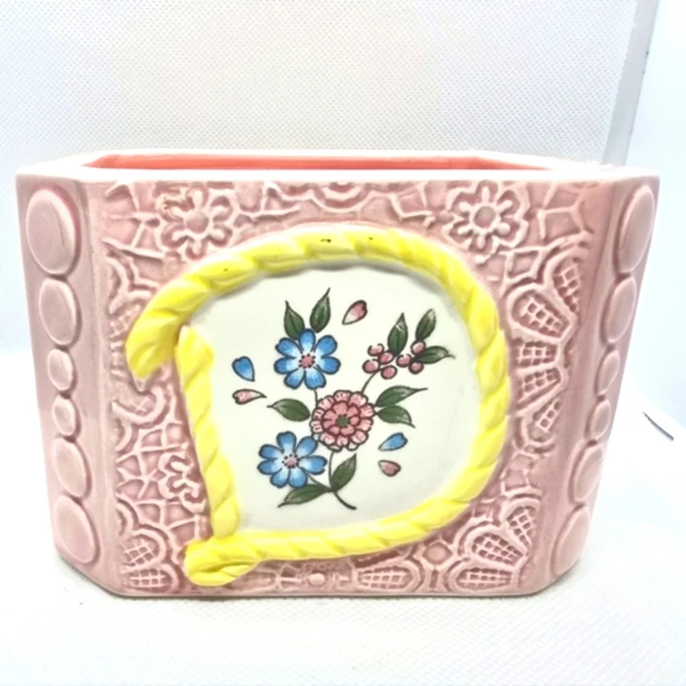 Inarco Newborn Baby Planter Vase ABCD Japan CB-2048 Alphabet